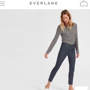 Everlane Dark Indigo Ankle Jeans (EUC) Size 27